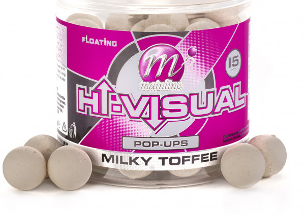 Mainline Hi-Visual Pop-Ups 15mm (250ml) - Milky Toffee