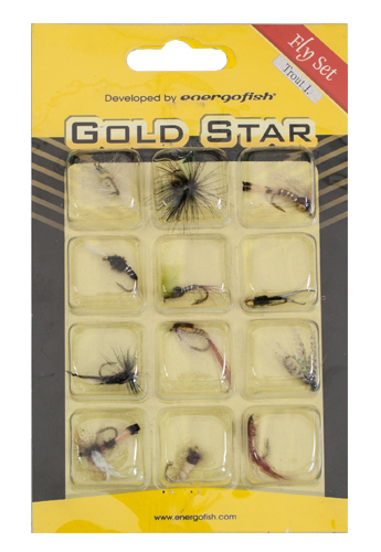 Energo Gold Star Fliegenset Forelle - Energo Gold Star Fliegenset Forelle I: