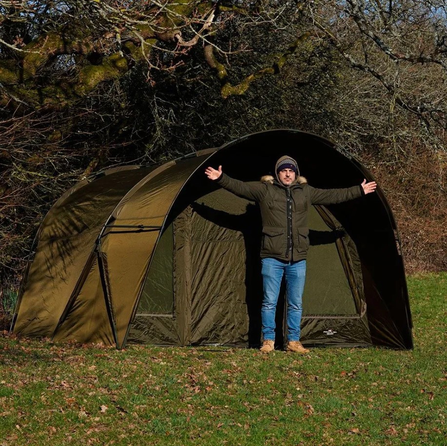 NGT XL Profiler Domed Super Sized 2 Man Bivvy mit Überzug