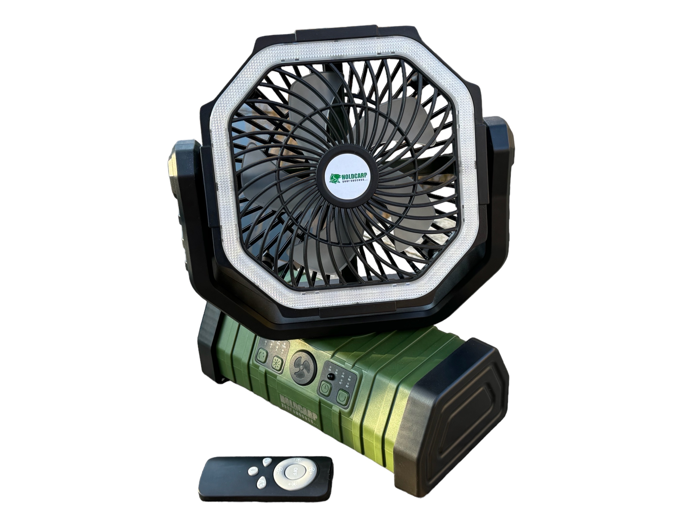 Holdcarp Wiederaufladbarer Ventilator (mit 20000mAh Powerbank)