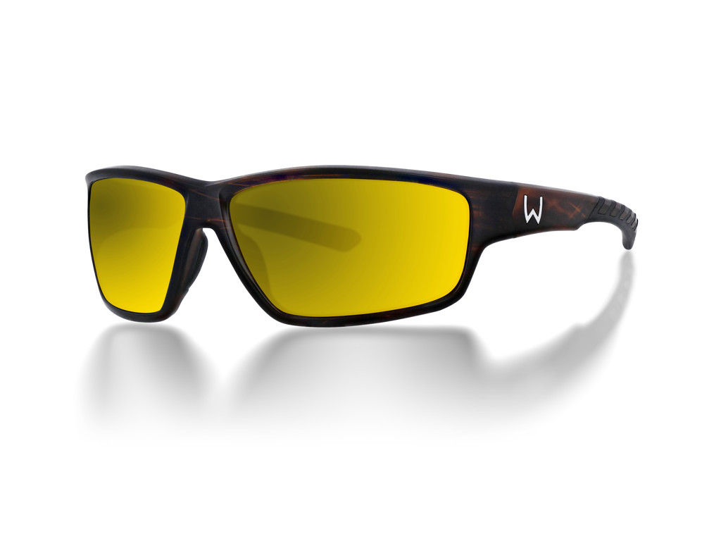 Westin W6 Sport 20 Mattschwarz Sonnenbrille - LB Brown LM Yellow AR Green