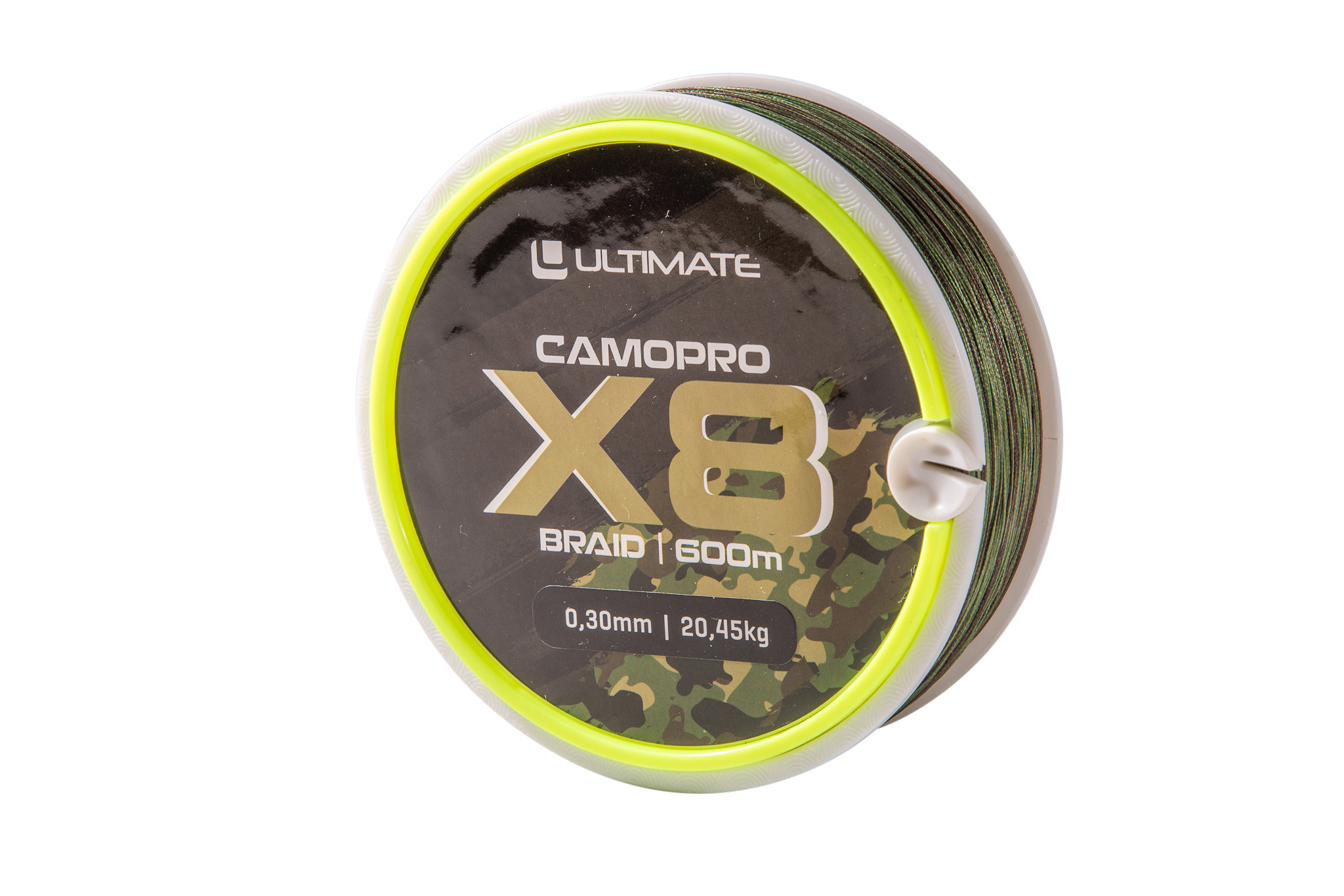 Ultimate Camopro X8 Braid Geflochtene Karpfenschnur (600m)