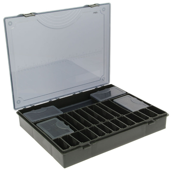 NGT Tacklebox Set, ideal zum verstauen von Kleinmaterial! - NGT Tacklebox System 7 + 1