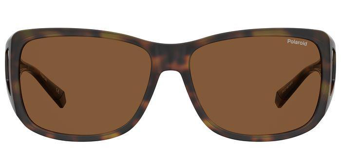 Polaroid PLD 9016/S Suncover Übersetz Sonnenbrille - Havana Rahmen / braune Gläser