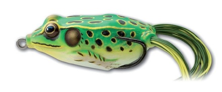Livetarget Lures Hollow Body Frog Green/Yellow Oberflächenköder 6.7cm (21g)