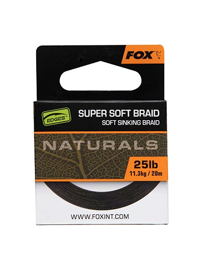 Fox Edges Naturals Soft Braid Vorfachmaterial (20m)