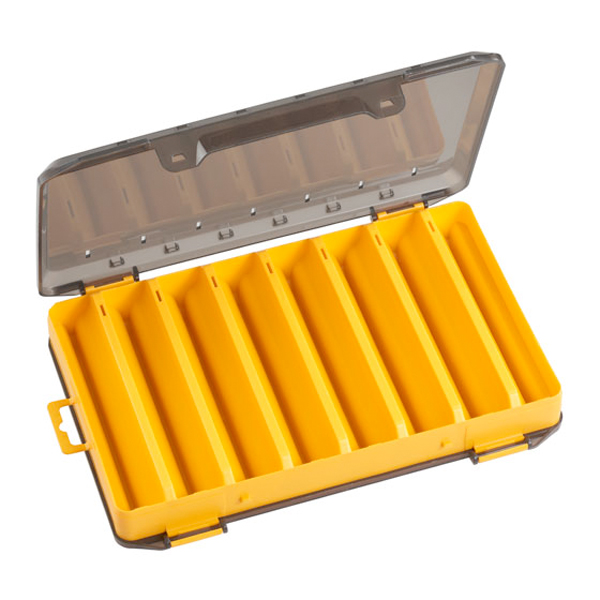 Panaro Smoke Tackle Box - Panaro 184 Smoke/Yellow Yellow Bottom, Transparant Gray Lid