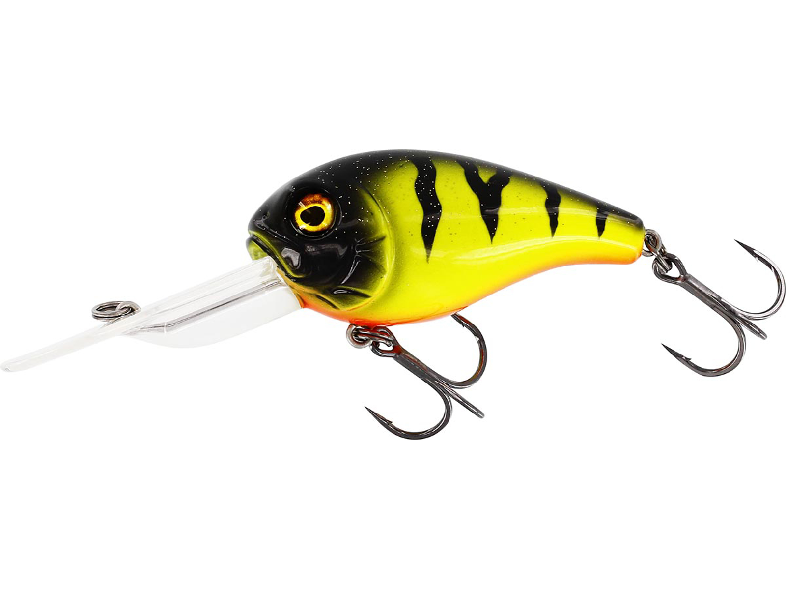 Westin MegaBite DR Crankbait schwimmend - Fire Perch