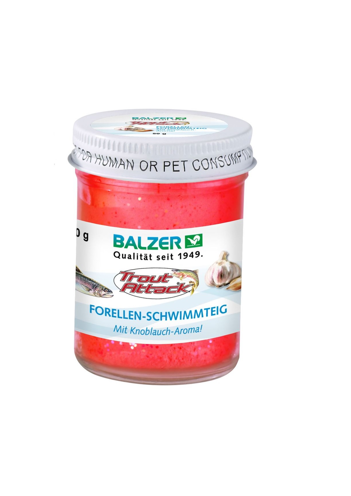 Balzer Trout Attack Garlic Trout Paste 50g - Red