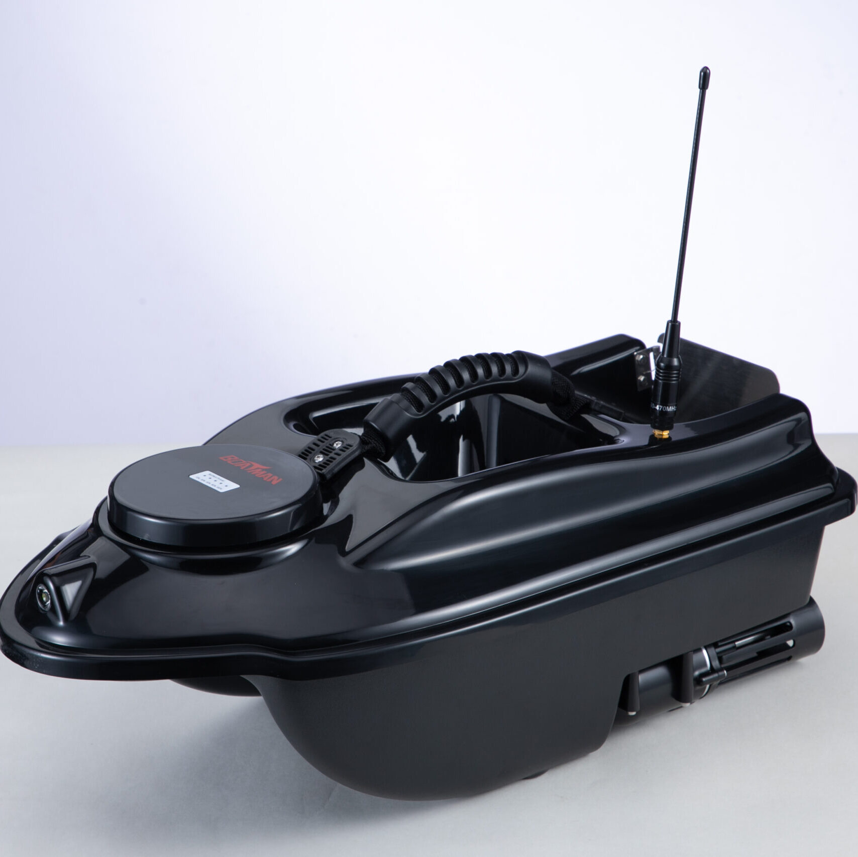 Boatman Actor Pro V5 Futterboot (Schwarz mit GPS + Fishfinder)