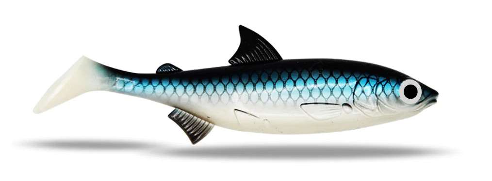 FishingGhost Renky Shad 15cm (38g) (2 Stück) - White Fish