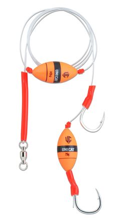 Uni Cat Smelly Bait Gripper Wels-Rig 160cm (9/0) (48,4kg)