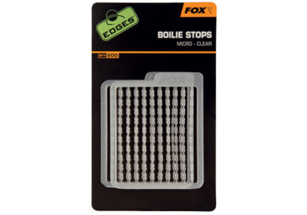 Fox Boilie Stops Clear 200 Stück - Fox Boilie Stops Mikro Clear 200 Stück