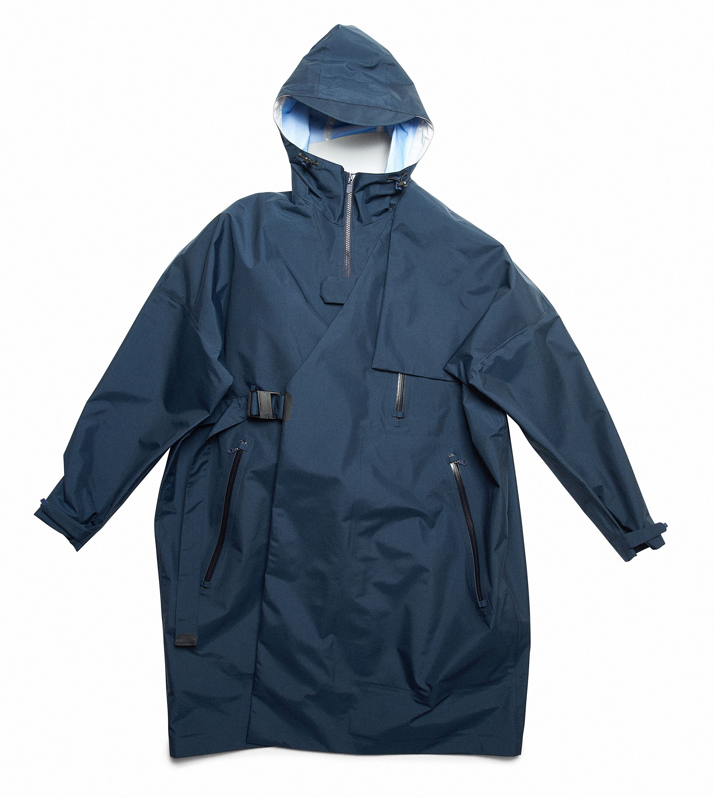 Spro F/Ce. Wickelmantel Regenjacke Navy