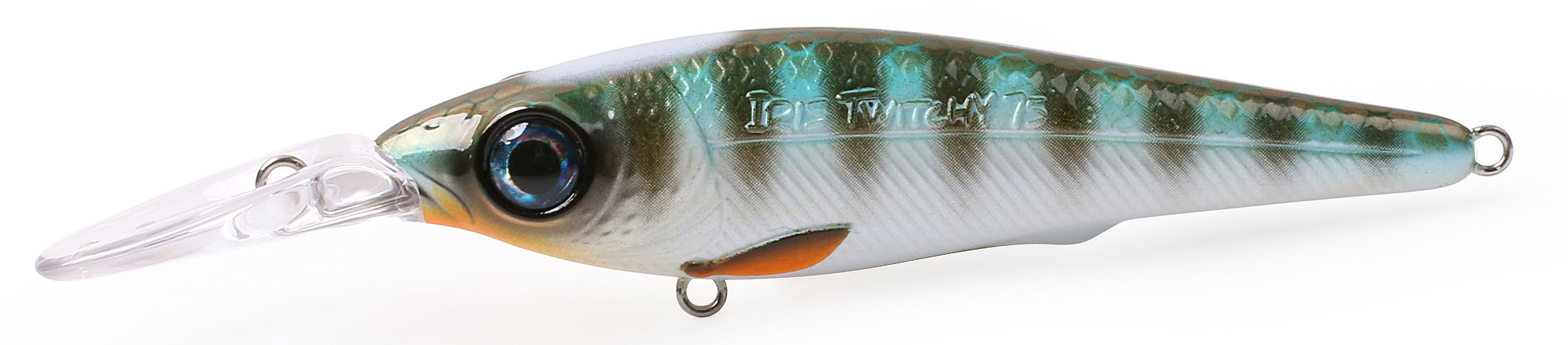 Spro Iris Twitchy HL 7.5cm Wobbler (8.5g) - Herring