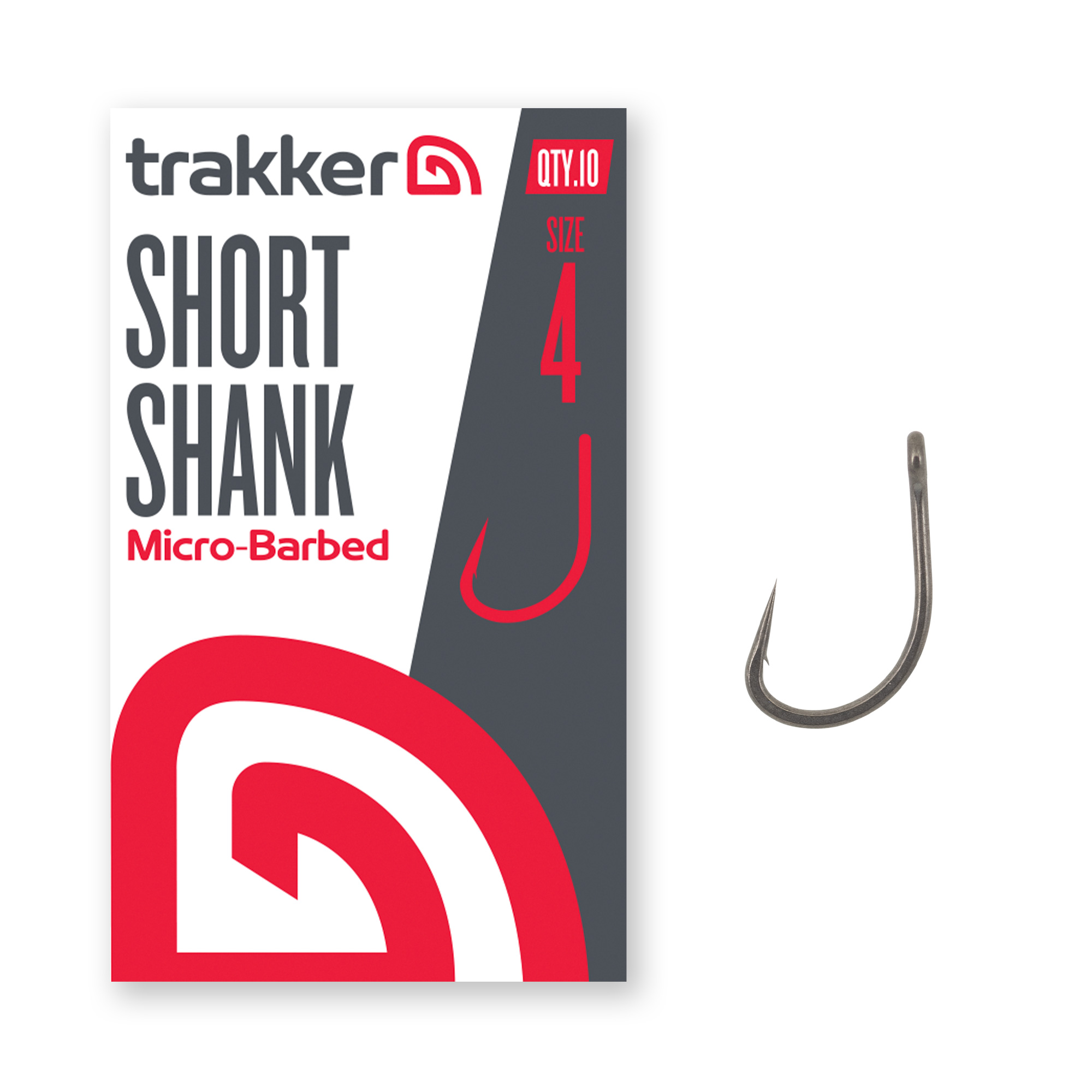 Trakker Short Shank Hooks Barbless (10 Stück)