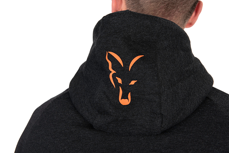 Fox Collection LW Hoody Schwarz & Orange