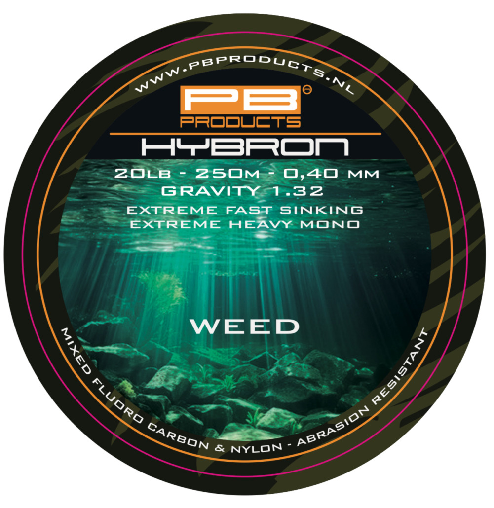 PB Products Hybron Weed 250m Monofilament Hauptschnur