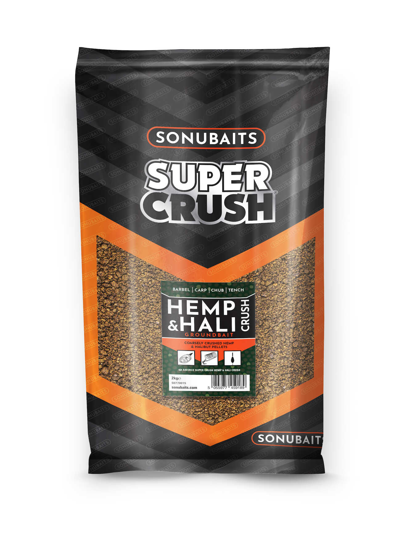 Sonubaits Supercrush Hemp & Hali Lockfutter (2kg)