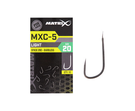 Matrix MXC-5 Barbless Spade End Weißfischhaken (10 Stück)