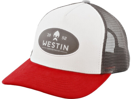 Westin W6 Classic Cap One Size Silver Grey/Red Angelkappe