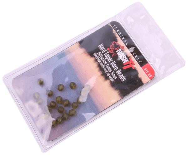 Karpfen Tacklebox gefüllt mit End Tackle von Nash, Rod Hutchinson, Ultimate und mehr! - Nash Hard Taper Bore Beads