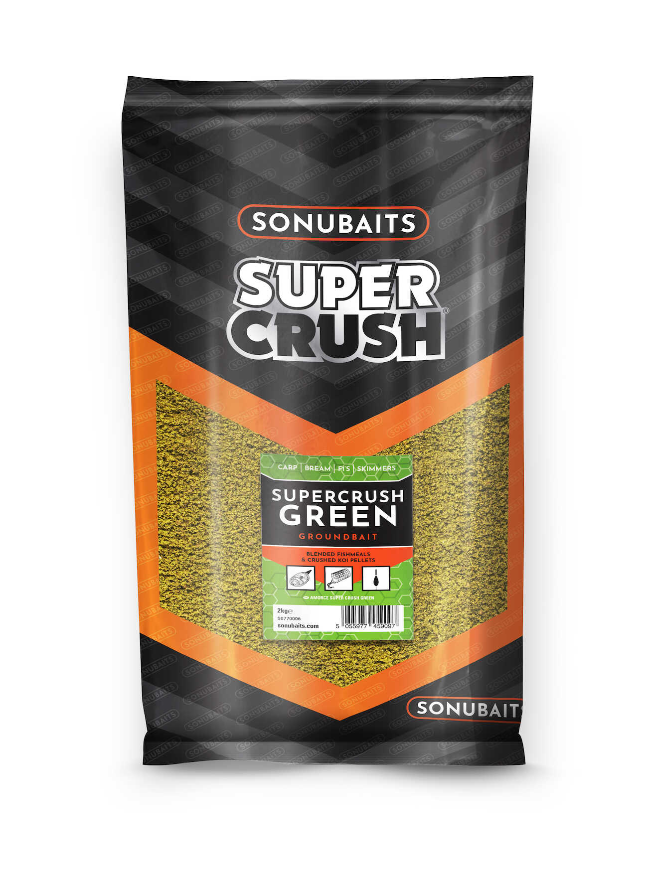 Sonubaits Supercrush Green Grundfutter(2kg)