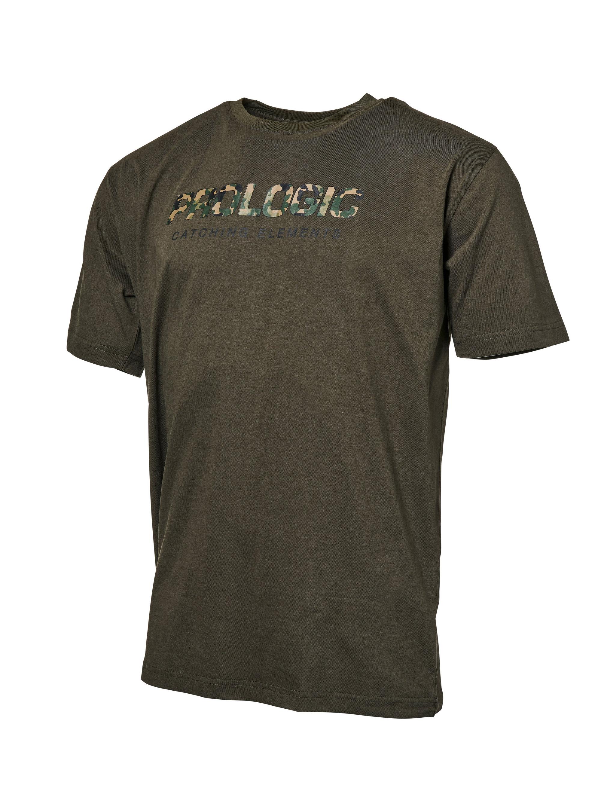 Prologic Camo Letter T-Shirt Olivgrün