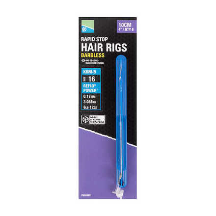 Preston KKM-B Mag Store Rapid Stop Hair Rigs 10cm (8 Stück)