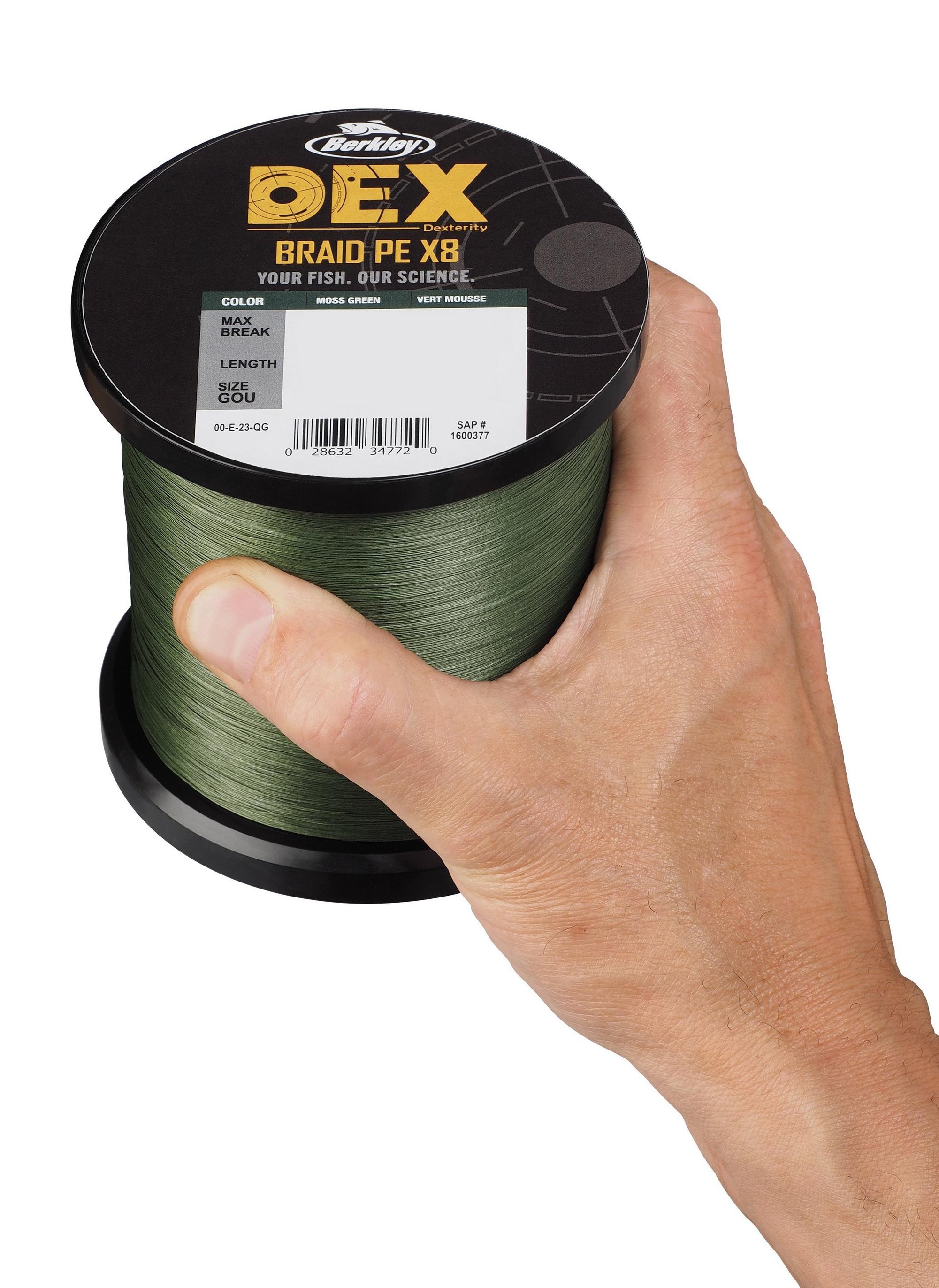 Berkley Dex X8 Geflochtene Schnur Moosgrün
