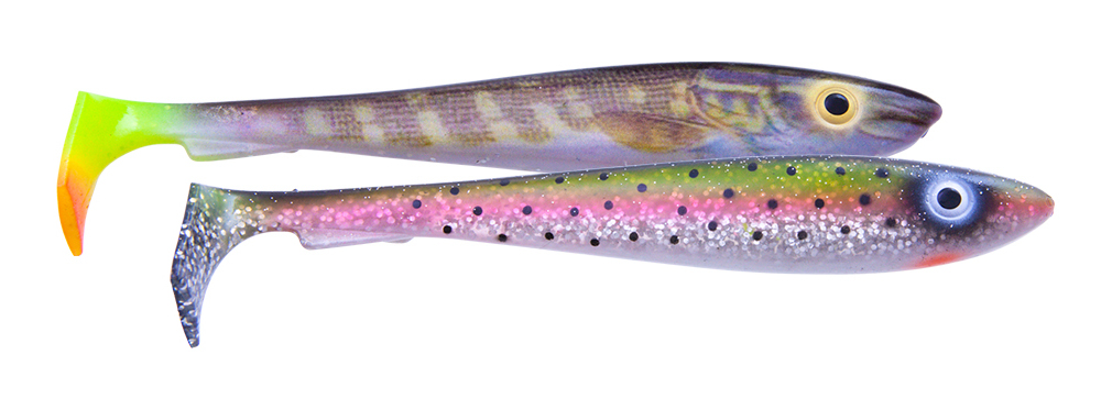 Svartzonker McRubber Pelagic Shad 29cm (2 st) - Rainbow Trout / Hot Tailed Pike