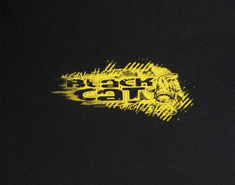 Black Cat Shirt Schwarz