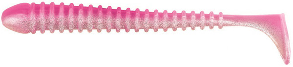 Jackson The Worm 7,5cm, 10 St! - Pink Glitter