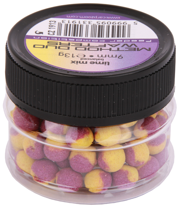 Carp Zoom Method Duo Wafters, 9mm, 13g - Lime Mix