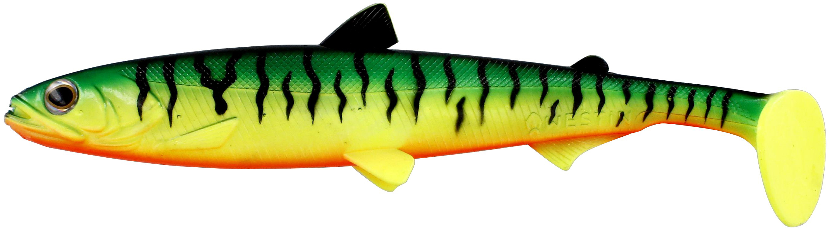 Westin Hypoteez St Shad Box 11.5cm (11g) (30 Stück) - Crazy Firetiger