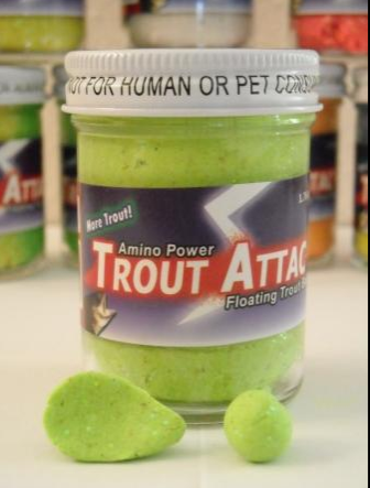 Top Secret Trout Attac Forellenteig - Chartreuse
