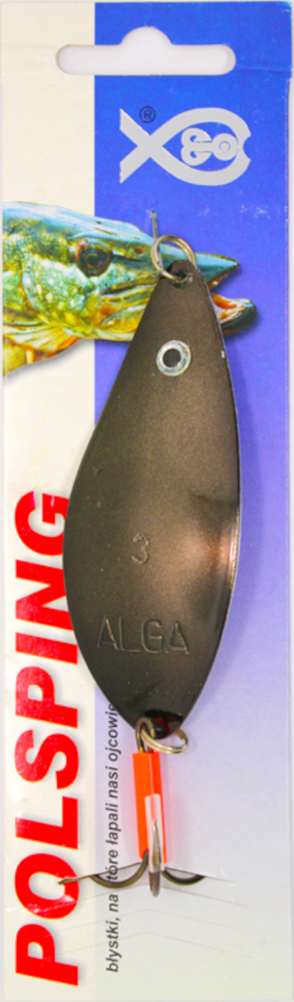Polsping Alga Blinker - Nickel Titanium 12cm 30g