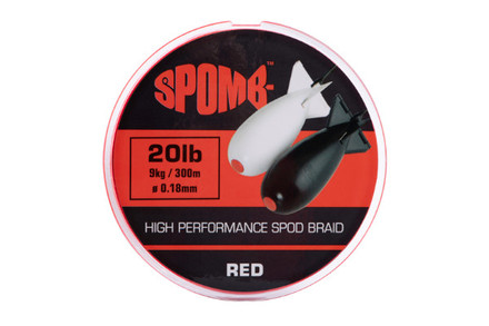 Spomb Braid Red 300m 9kg/20lb 0,18mm