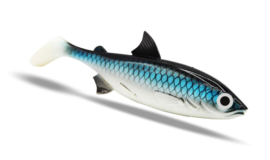 FishingGhost Renky Shad 15cm (38g) (2 Stück) - White Fish