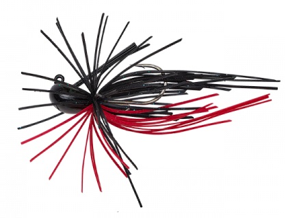 Savage Gear Skirt Flirt Jig 6,5cm 7,5gr Sinking Größe 1 - Black Red