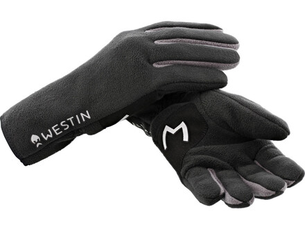 Westin Full Fleece Gloves Carbon Black Angelhandschuhe