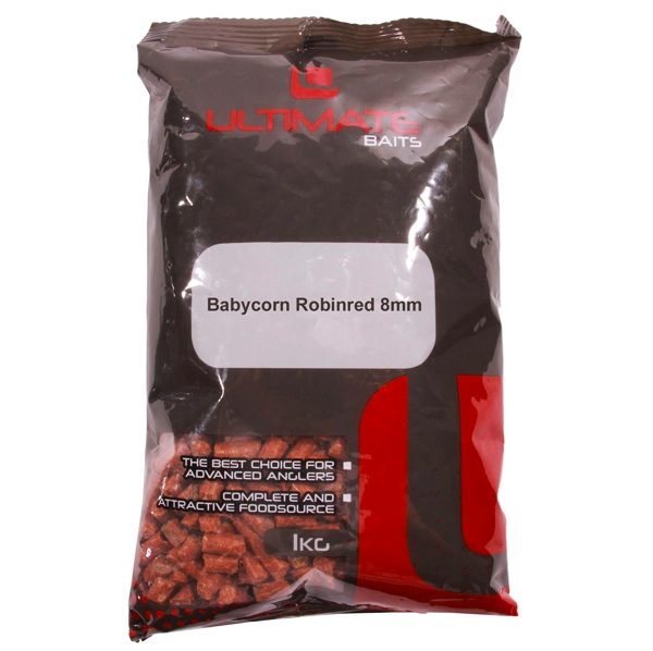 Ultimate Baits Babycorn Pellets Deal - Ultimate Baits Babycorn 8mm, Robinred