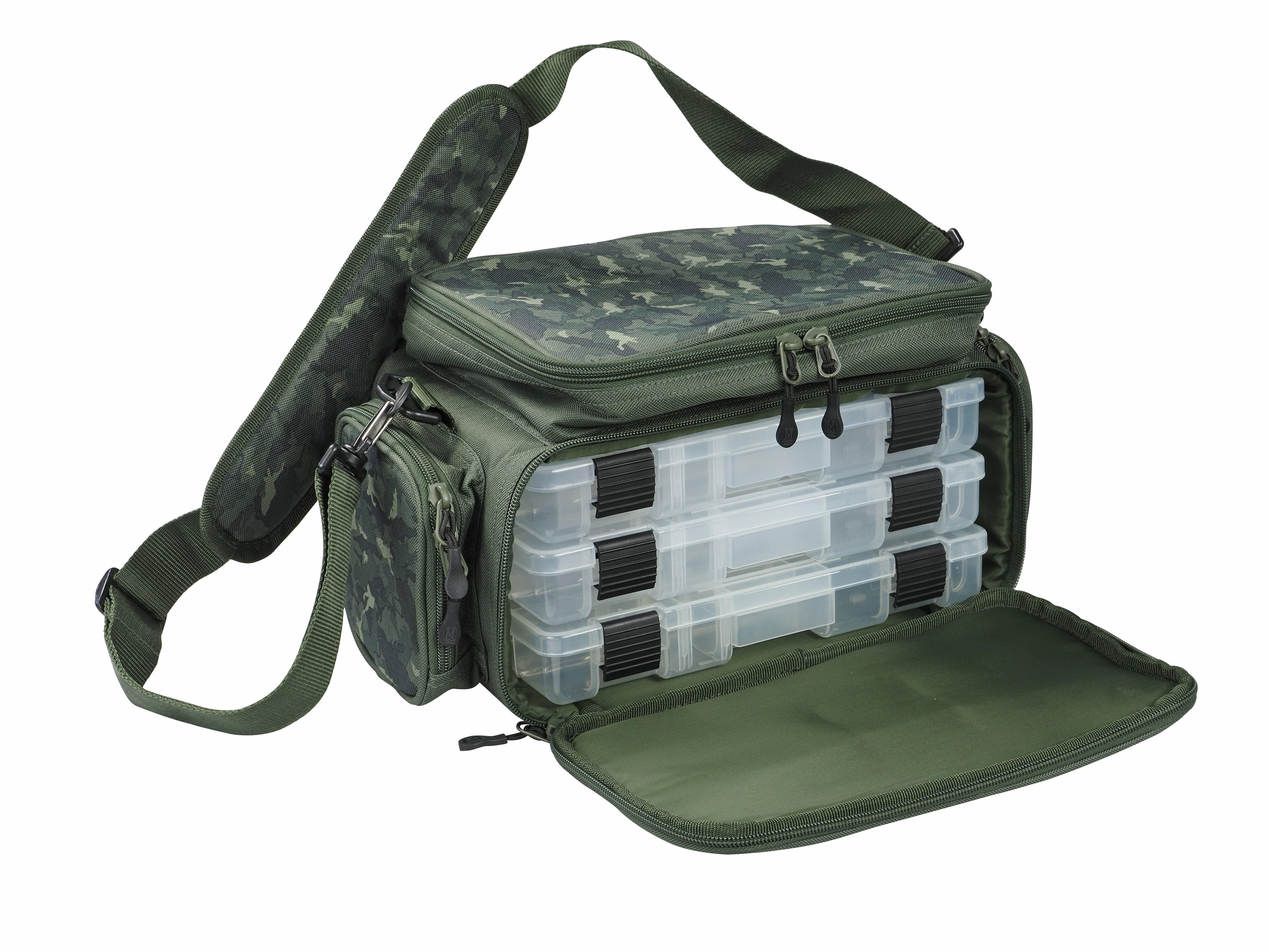 Mitchell MX Camo Stacker Angel Tasche (Inkl. Tackleboxen)