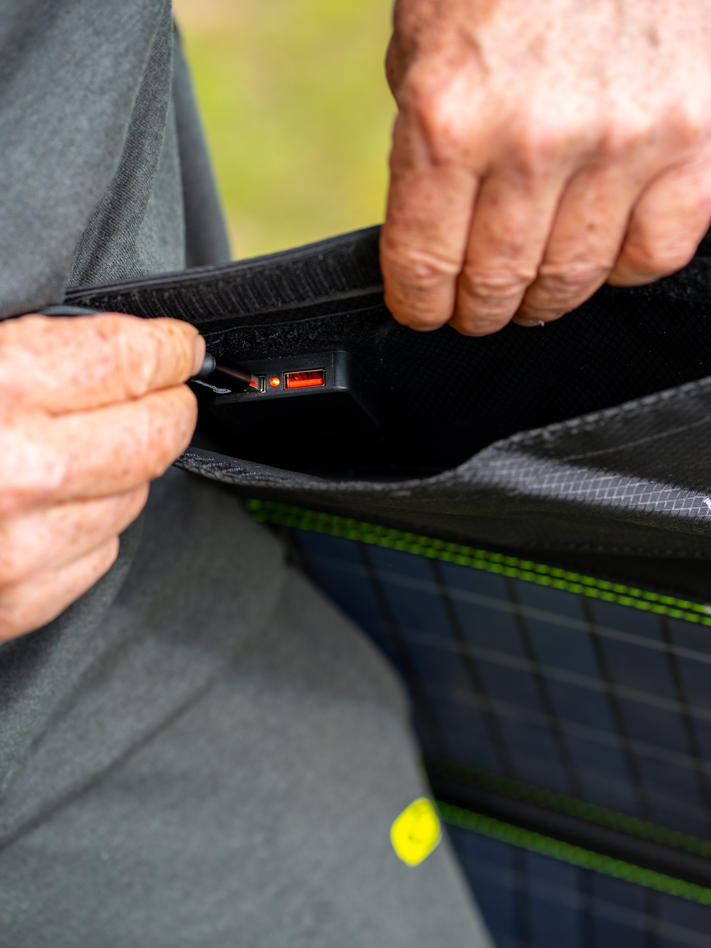 Ridgemonkey Vault QC3.0 Solarpanel USB-A 21W