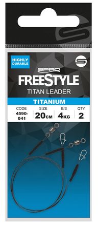 Spro Freestyle Titan Titanium Vorfach 0,24mm/4kg