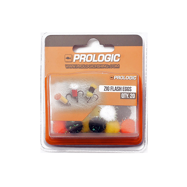 Carp Tacklebox, vollgepackt mit Karpfenzubehör von bekannten Top-Marken! - Prologic Zig Flash Eggs