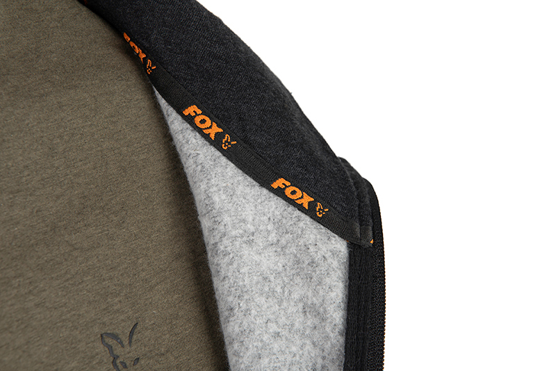 Fox Collection LW Hoody Schwarz & Orange