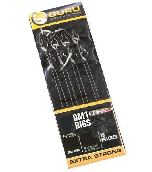 Guru QM1 Speedstop Ready Rigs Weißfisch Vorfach 10cm (8 st)