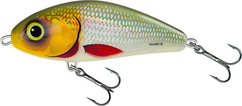 Salmo Fatso Floating Jerkbait 12cm (59g) - Silver Halo