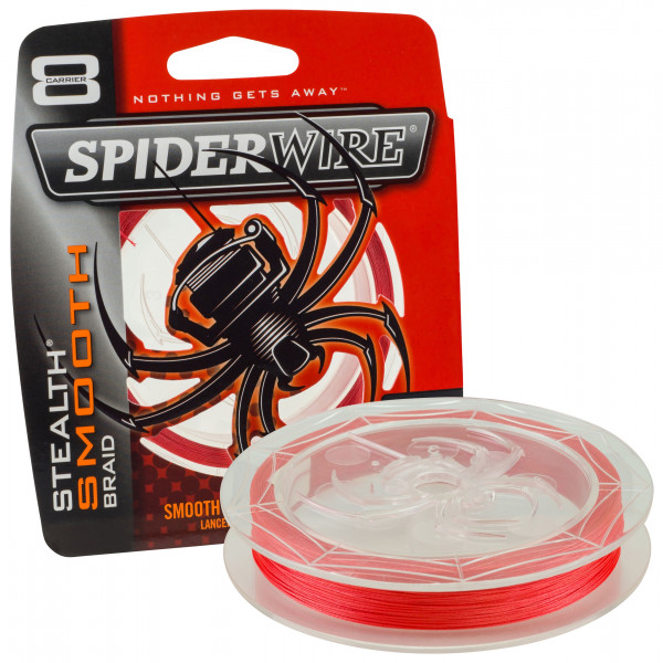 Spiderwire Stealth Smooth 8 Red Geflechtschnur